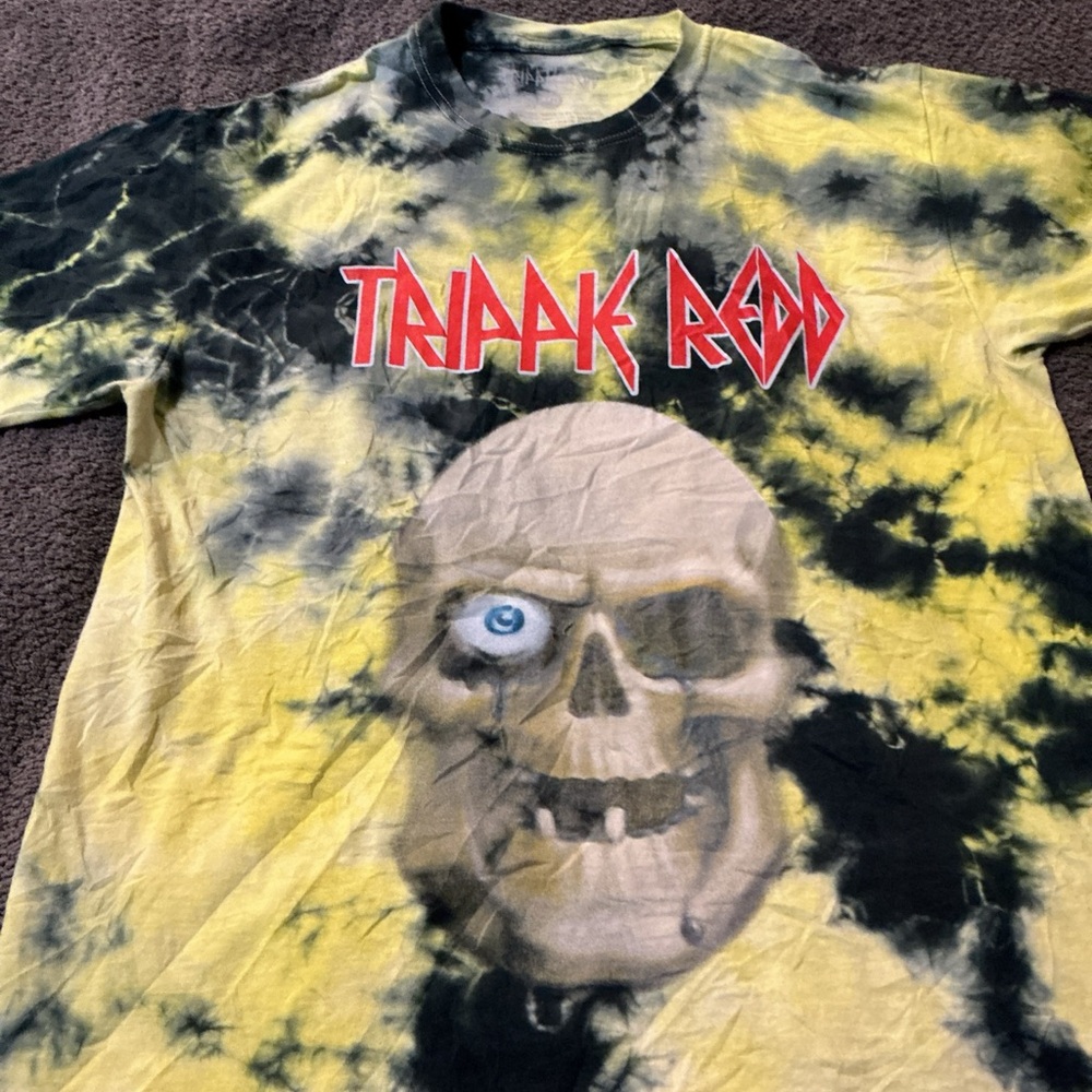 Trippy Redd Tie-Dye Graphic Mens T-Shirt Medium